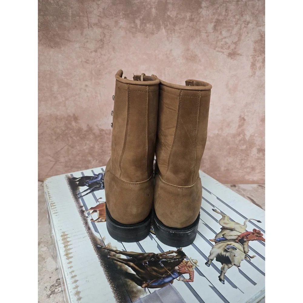 Cowtown‎ Brown Leather Kiltie Lace Up Western/ Cowboy Boots Size 13 D